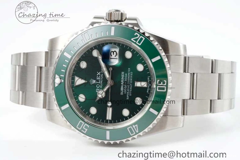 MiroTime 0401 Submariner 116610 LV Green Ceramic APSF 1:1 Best Edition on SS Bracelet VR Stretchable 2376